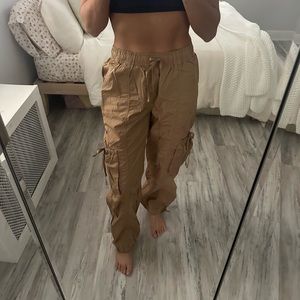 Abercrombie and Fitch tan cargo pants